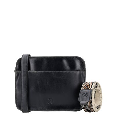 Hide & Stitches Next Navajo Shoulderbag black
