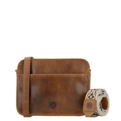 Hide & Stitches Next Navajo Shoulderbag brown