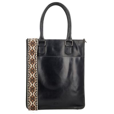 Hide & Stitches Next Navajo Shopper black