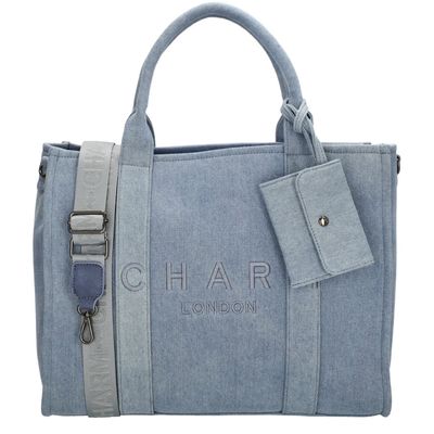 Charm London Bond Laptopbag lightblue