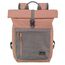 Travelite Basics Rollup Backpack rose/grey
