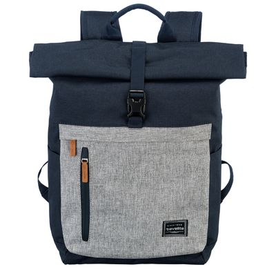Travelite Basics Rollup Backpack navy/grey