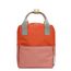 Sticky Lemon Small Backpack Colourblocking Wonders lifebuoy orange- coral pink