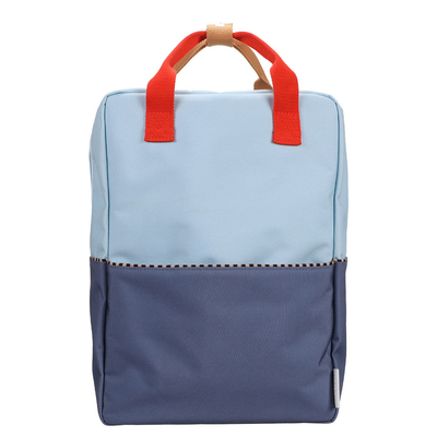 Sticky Lemon Large Backpack Colourblocking Wonders zissou blue-blue whale