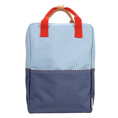 Sticky Lemon Large Backpack Colourblocking Wonders zissou blue-blue whale