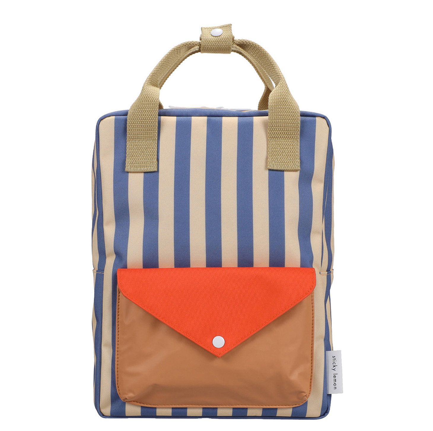 Sticky Lemon rugzak blauw, geel en multicolor