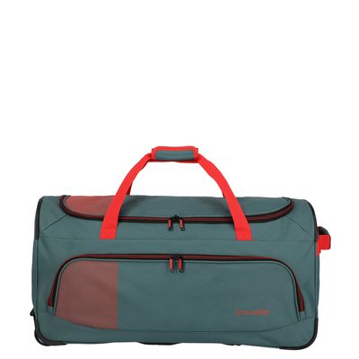 Travelite Basics Fresh Wheeled Duffle green/orange