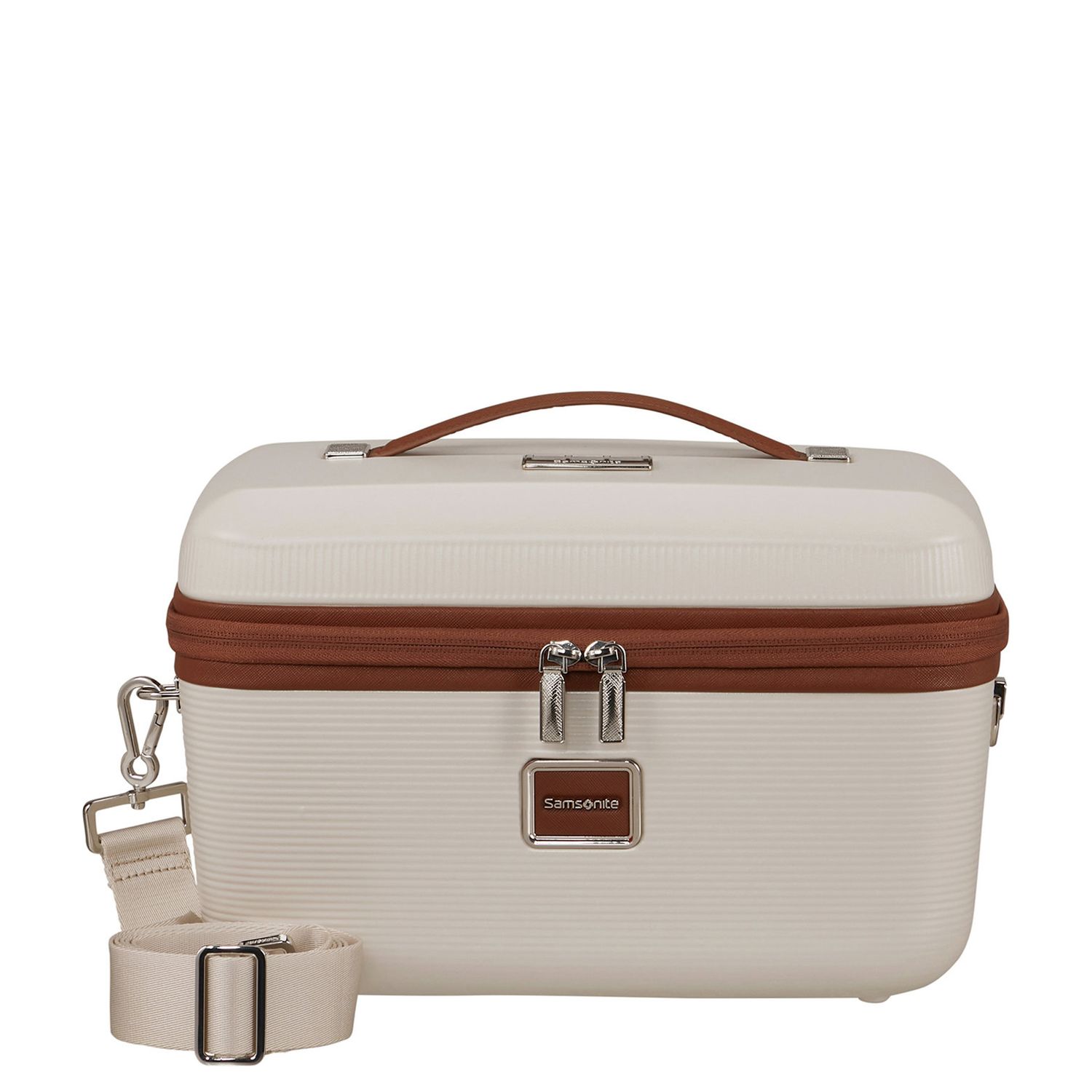 Samsonite Beautycases wit en beige
