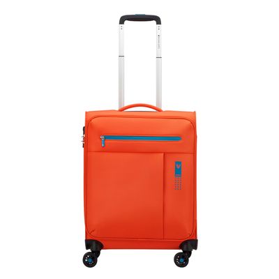 Roncato Lite Soft 4 Wheel Cabin Trolley brilliant orange
