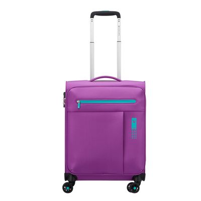 Roncato Lite Soft 4 Wheel Cabin Trolley orchid