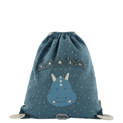 Trixie Mr. Triceratops Drawstring Bag dark blue