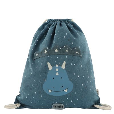 Trixie Mr. Triceratops Drawstring Bag dark blue