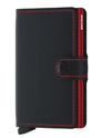 Secrid Miniwallet Wallet Matte black & red