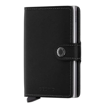 Secrid Miniwallet Portemonnee black leather