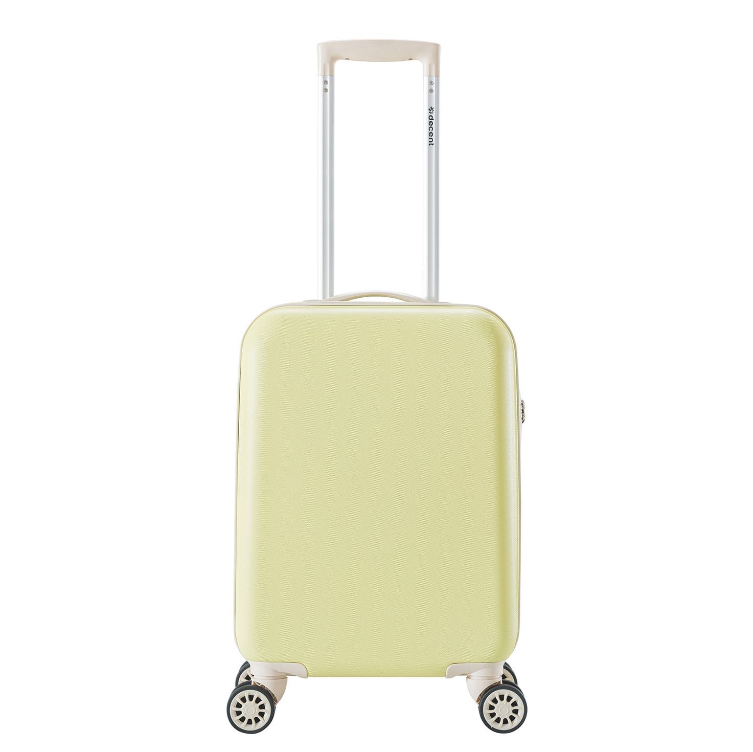 Decent Star-Maxx Trolley 55 pastel yellow Harde Koffer