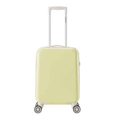 Decent Star-Maxx Handbagage Trolley 55 pastel geel