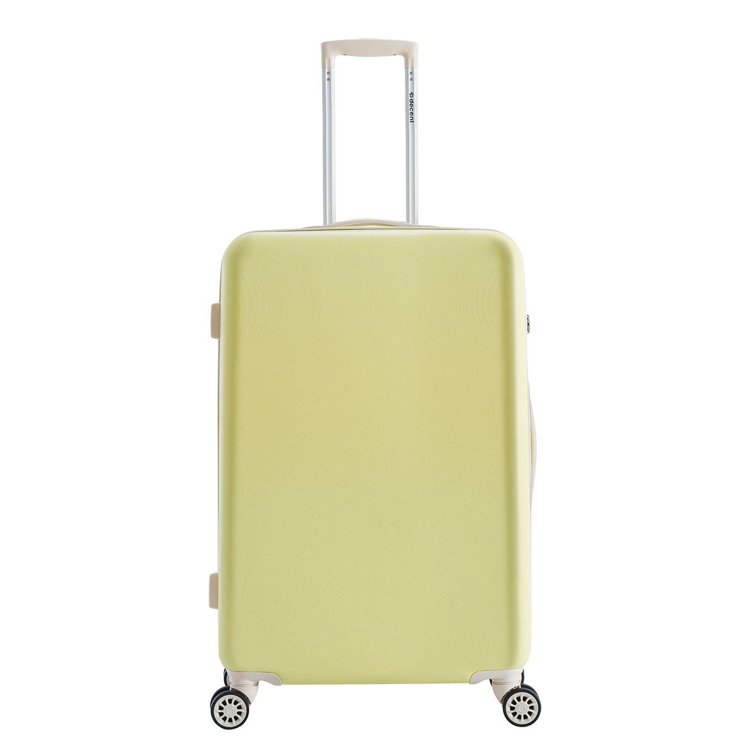 Decent Star-Maxx Trolley 66 pastel yellow Harde Koffer
