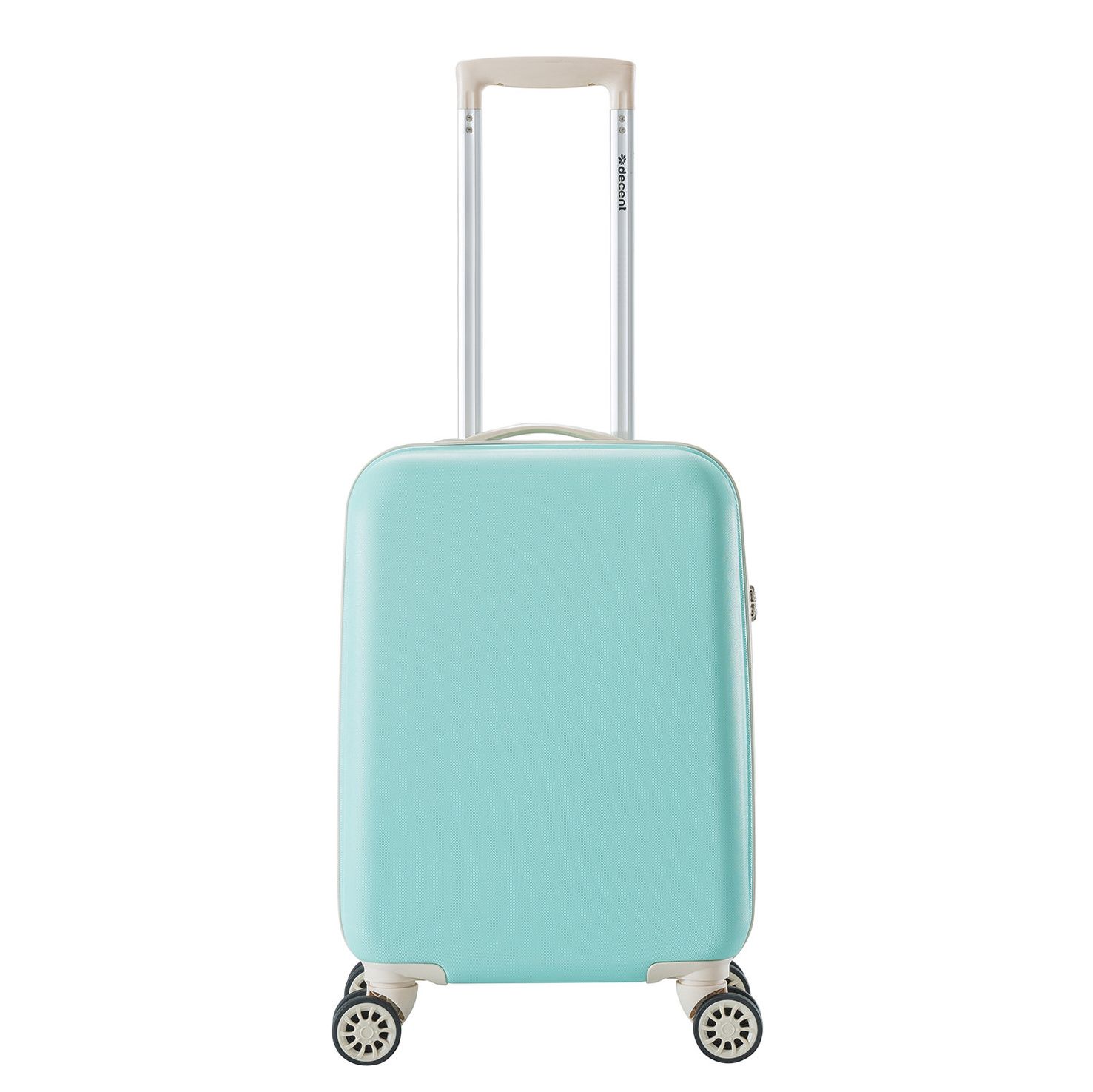 Decent Star-Maxx Trolley 55 pastel green Harde Koffer