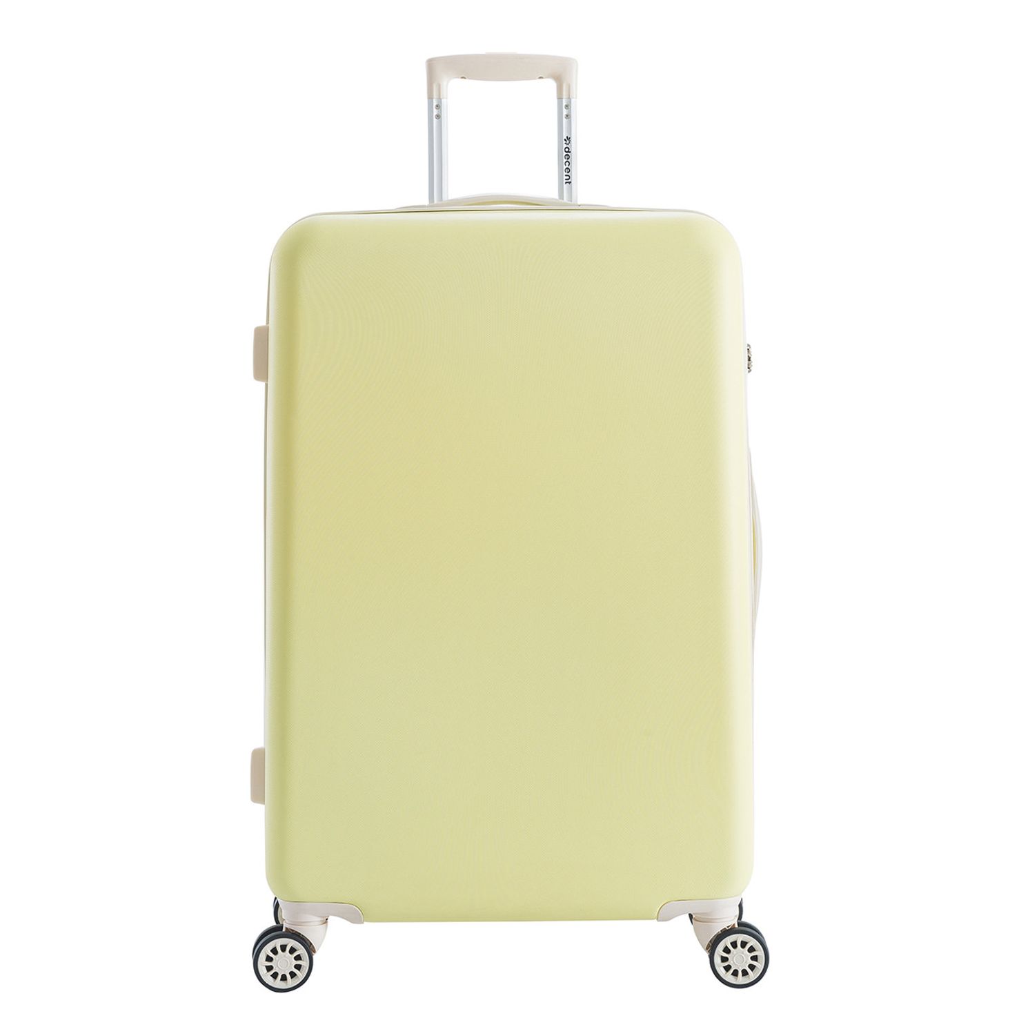 Decent Star-Maxx Trolley 76 pastel yellow Harde Koffer