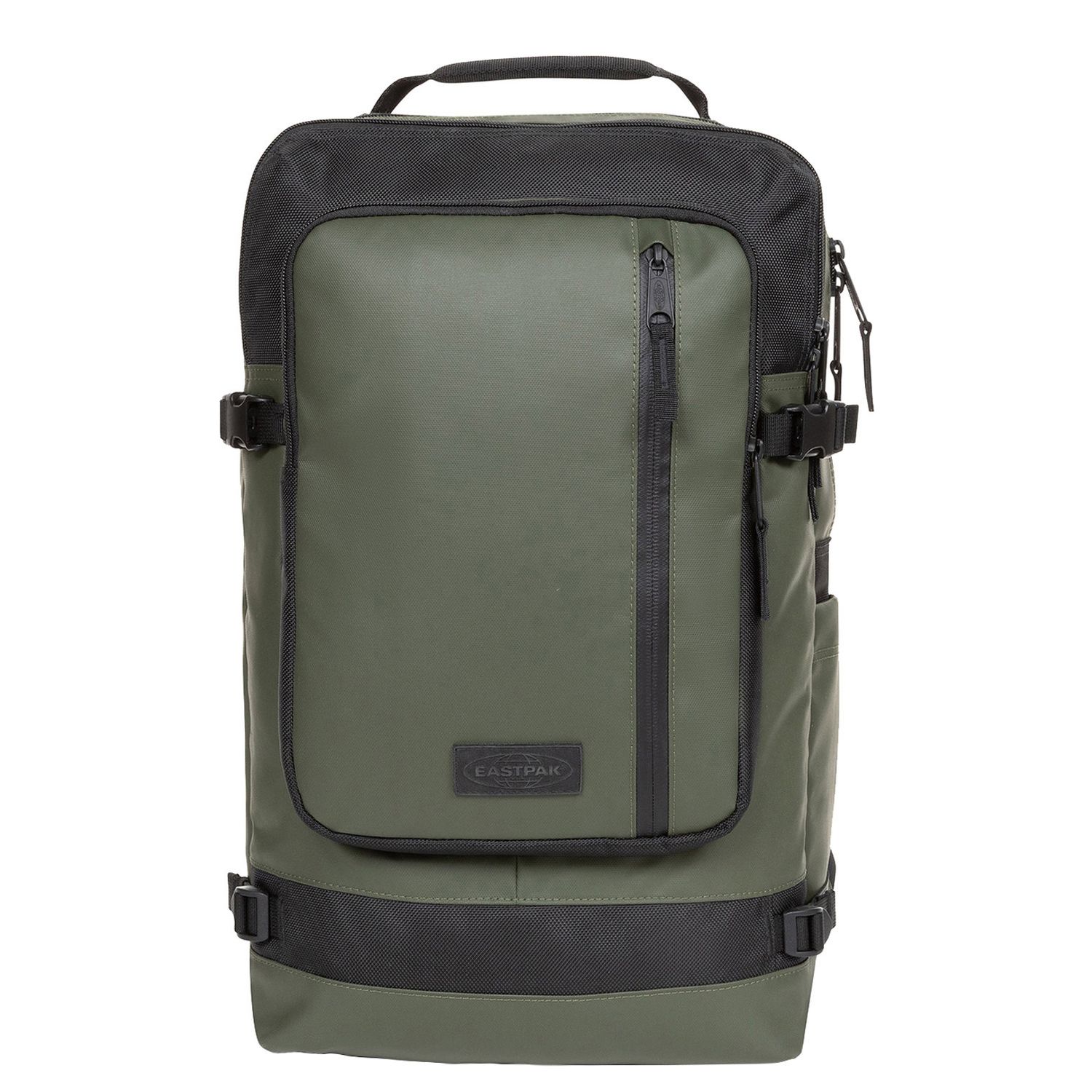 Eastpak Tecum L Cnnct Laptop Rugzakken khaki en groen