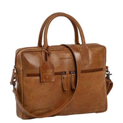 Daniel Ray Gouldburn Laptopbag cognac