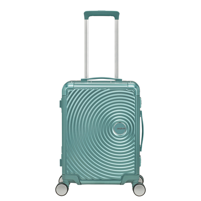 American Tourister Soundbox Aluminium Spinner 55 Expandable dusty turquoise