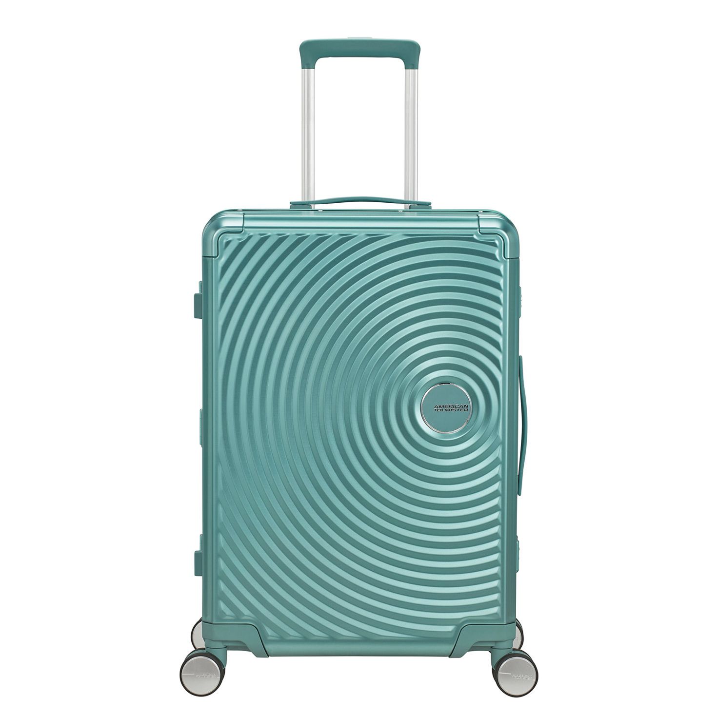 American Tourister Soundbox Spinners blauw