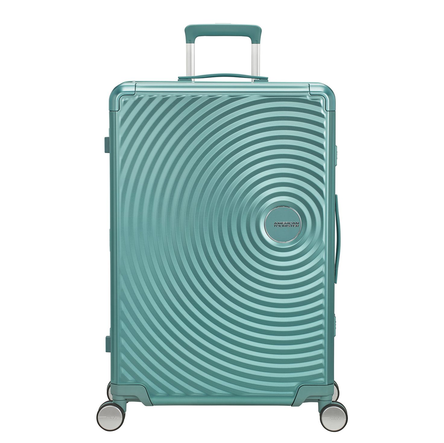 American Tourister Soundbox Spinners blauw