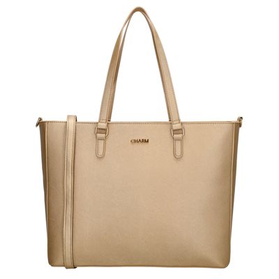 Charm London Birmingham II Shoulderbag 15.6" light gold
