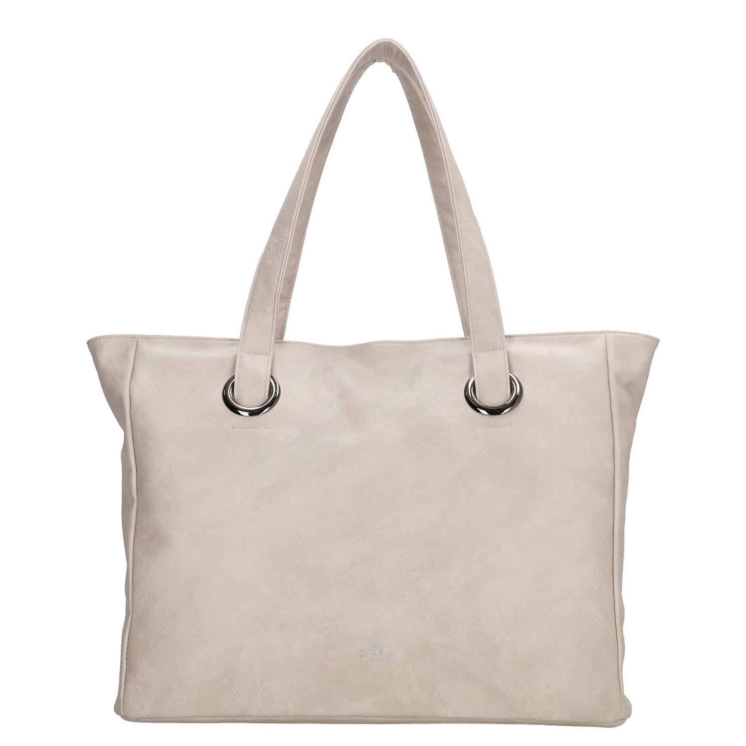 Charm London Liberty Laptoptas 17,3 Inch Lichttaupe