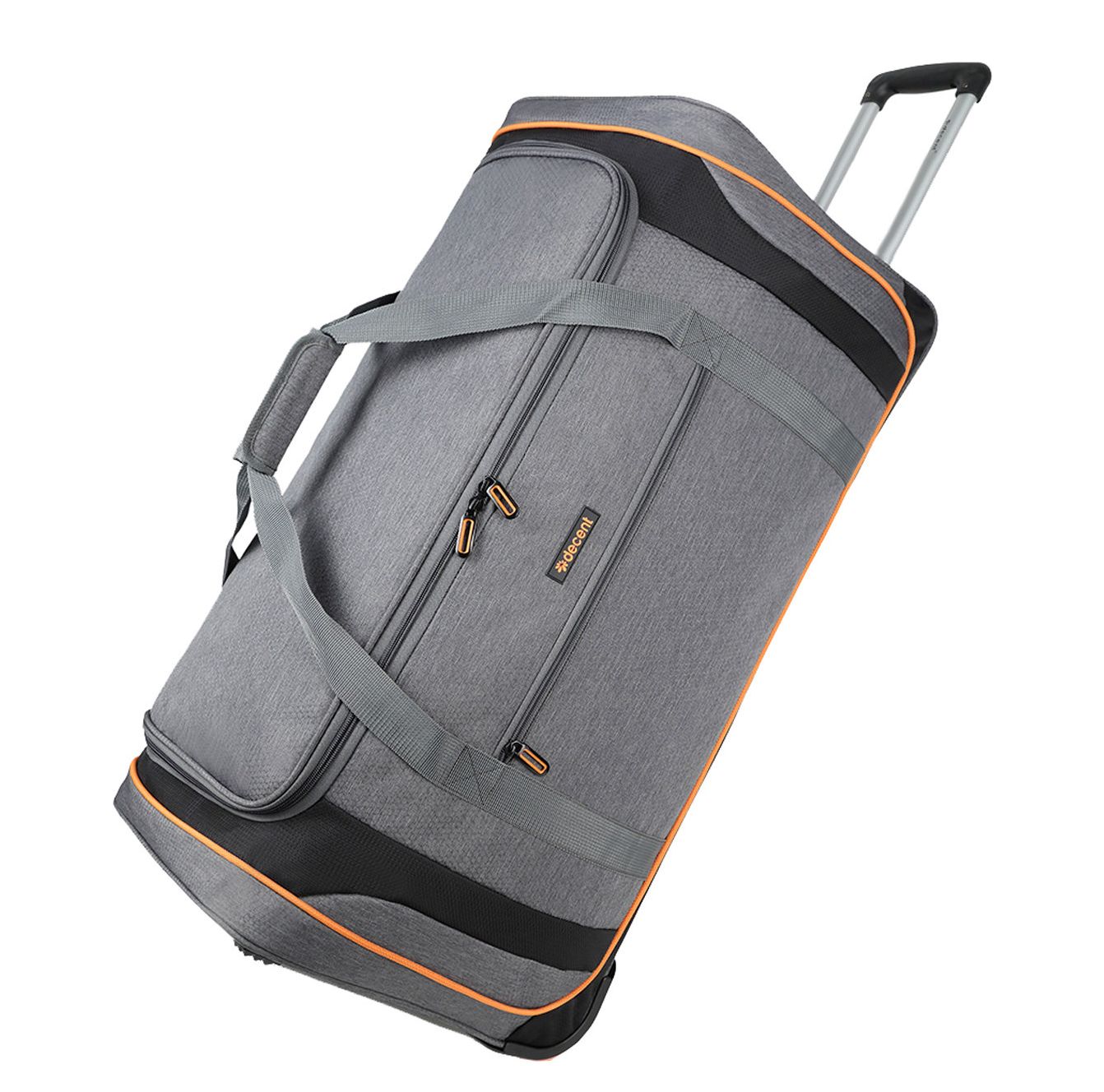 Decent Flexplus weekendtas oranje en grijs