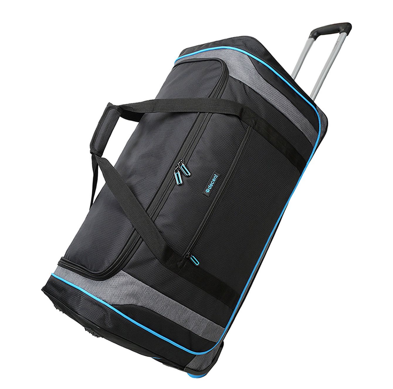 Decent Flexplus weekendtas zwart en blauw