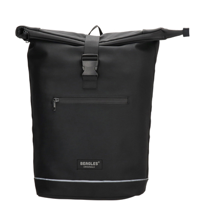 Beagles Originals Rolltop Rugtas Waterproof 15.6" zwart