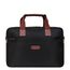 Hexagona A4 Briefcase Laptopbag S black/brown