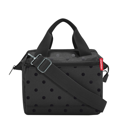 Reisenthel Travelling Allrounder Cross glossy dots black