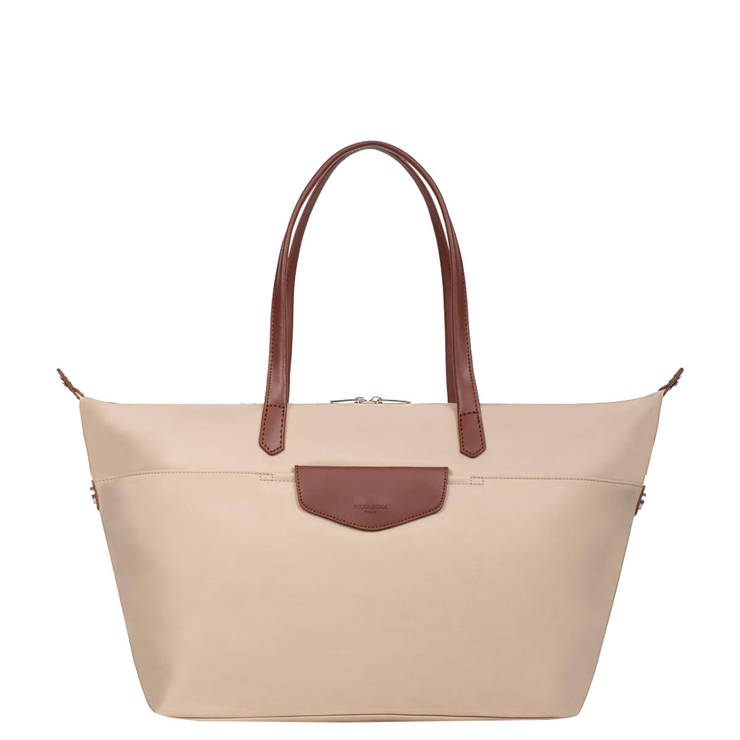 Hexagona shopper beige