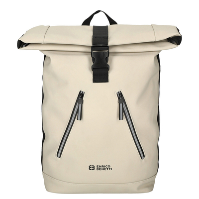 Enrico Benetti Bergen Laptop Backpack 17" light taupe