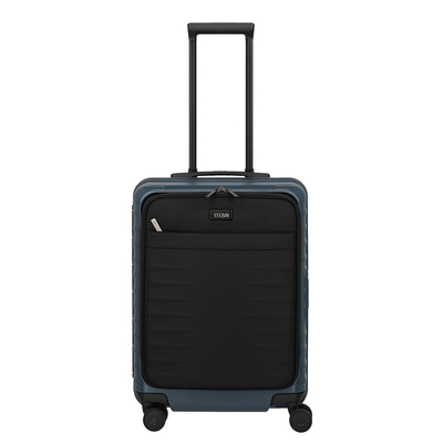 TITAN Overseas 4 Wheel Cabin Spinner Frontpocket midnight blue