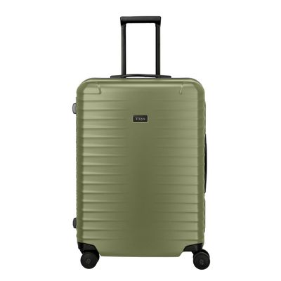 TITAN Overseas 4 Wheel Trolley M+ forest green