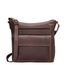 Hide & Stitches Japura Shoulderbag Large dark brown