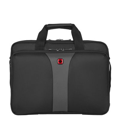 Wenger Legacy Double Gusset Laptop Brief 16" black / grey