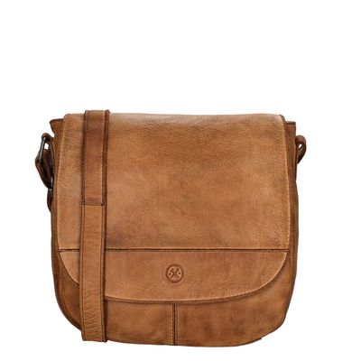 Hide & Stitches Idaho Shoulderbag cognac