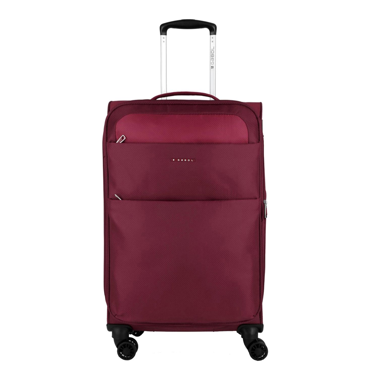 Gabol Cloud Medium Trolley 69 Expandable bordeaux zachte koffer lichtgewicht koffer