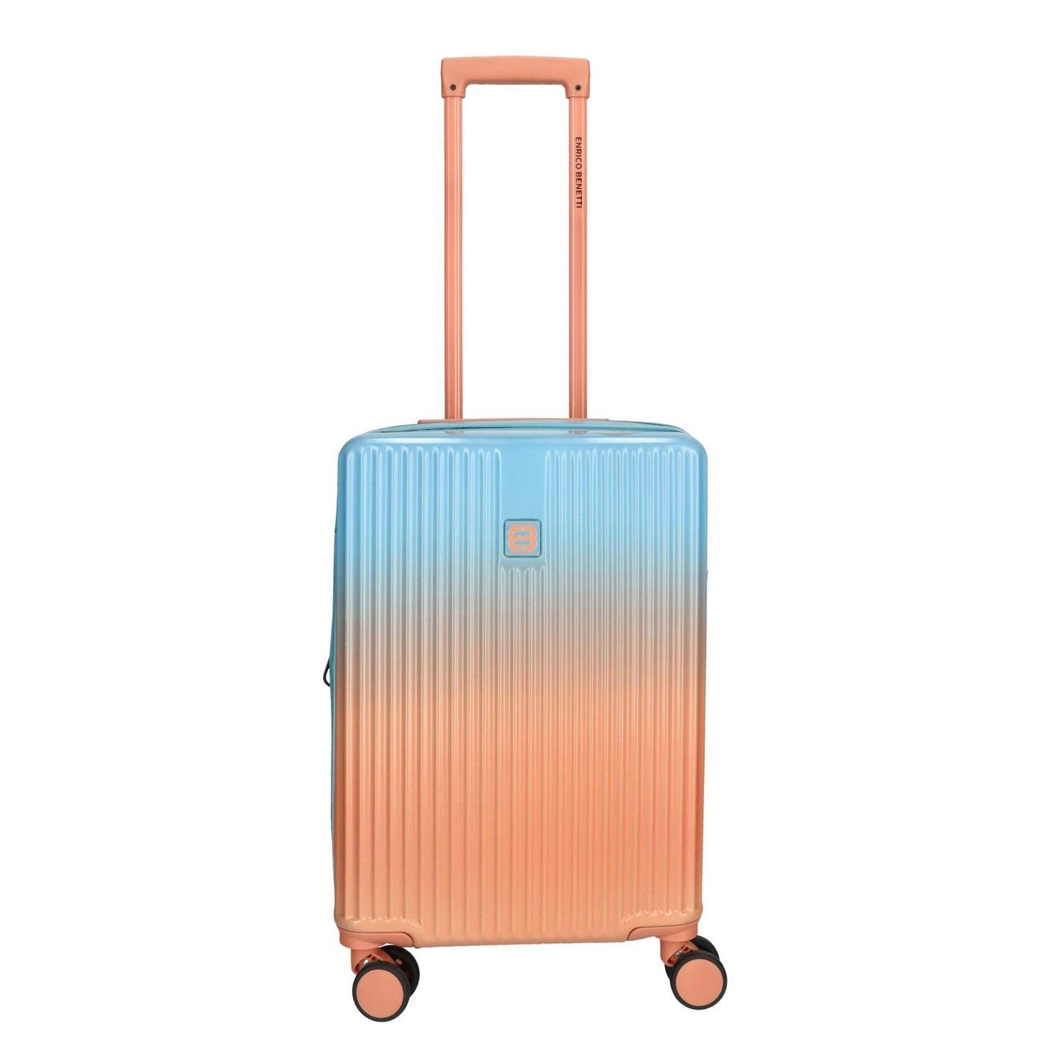 Enrico Benetti Havana Cabin Trolley 55 Expandable salmon handbagage koffer