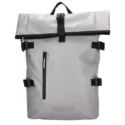 Beagles Originals Tokyo Rolltop Rugtas Waterproof 15,6" lichtgrijs