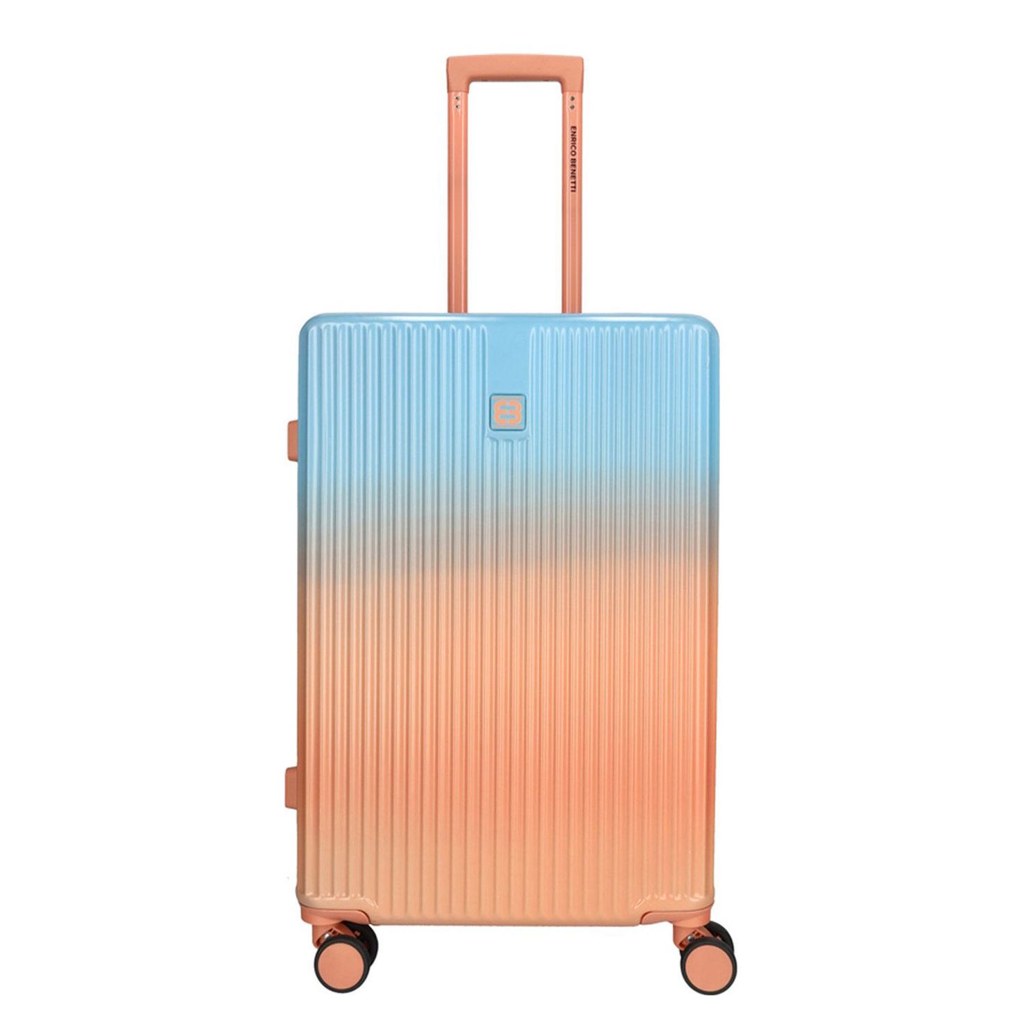 Enrico Benetti Havana Medium Spinner 65 Expandable salmon hardcase koffer