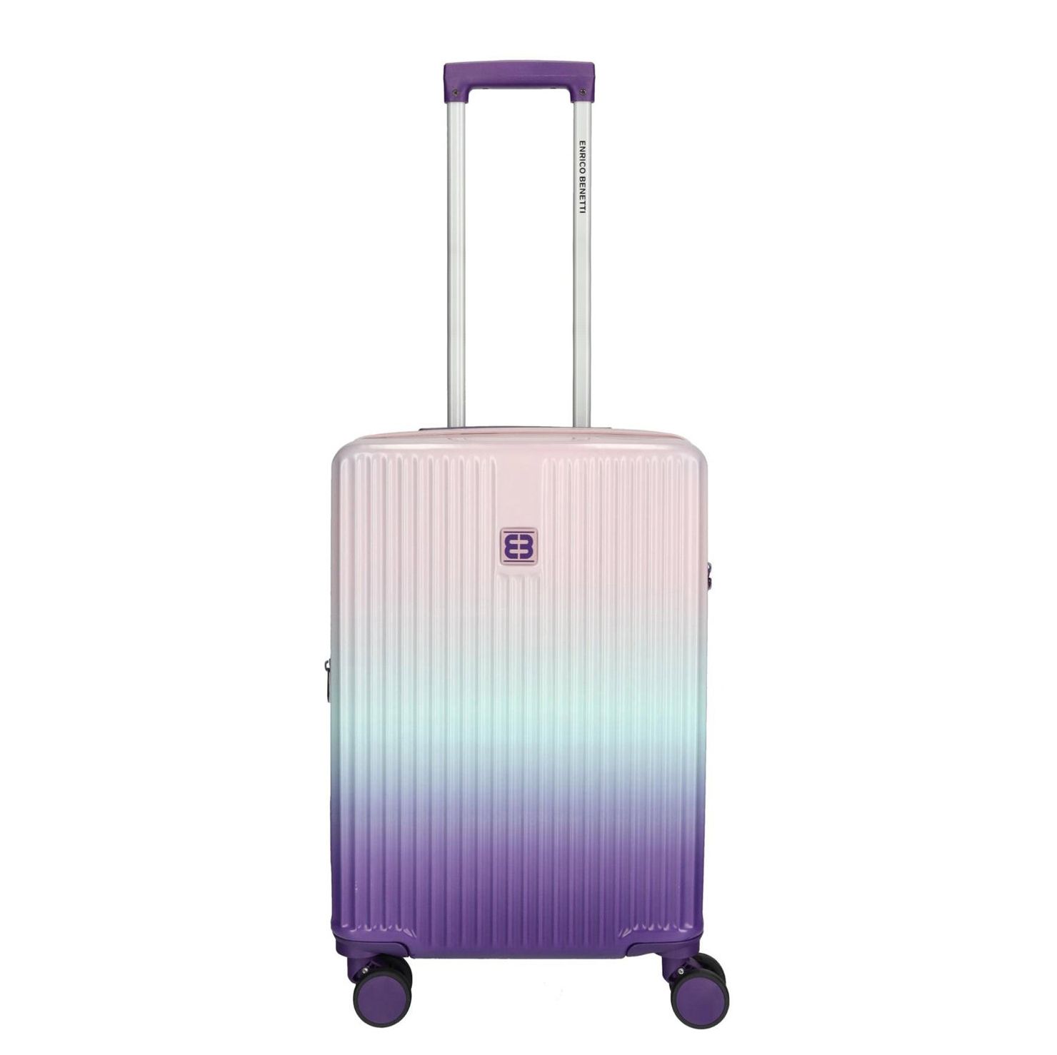 Enrico Benetti Havana Cabin Trolley 55 Expandable purple handbagage koffer