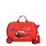 Disney Kids Cars Rolling Suitcase 4 Wheels red