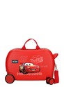 Disney Kids Cars Rolling Suitcase 4 Wheels red