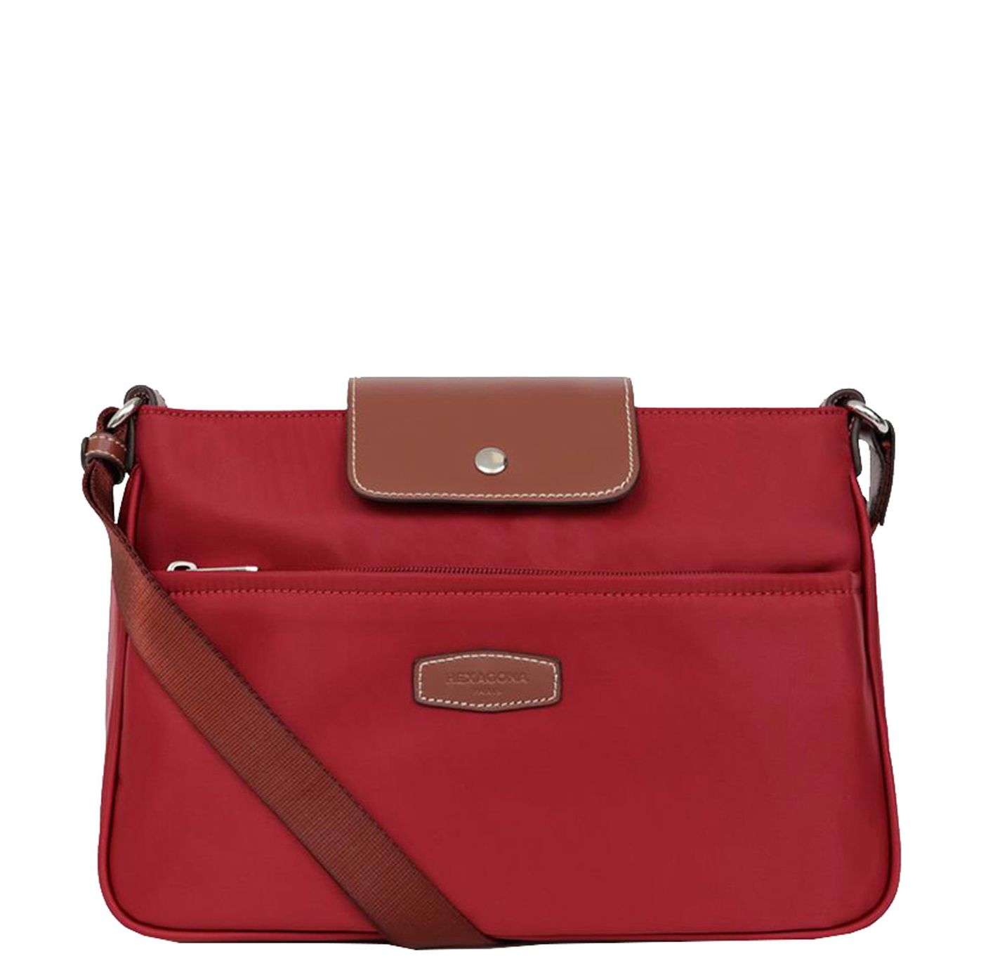 Hexagona schoudertas rood